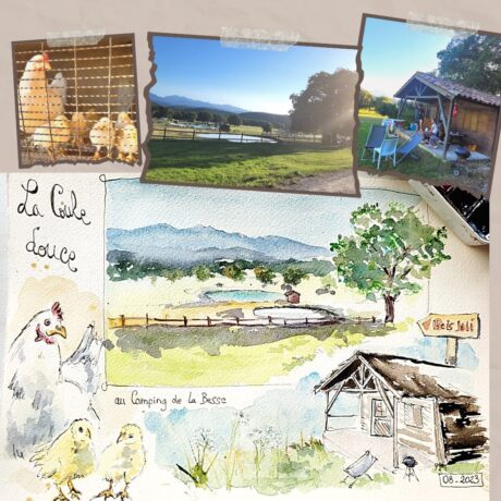 Old Lace Soft Photo Vacation Travel Collage Instagram Post – 1