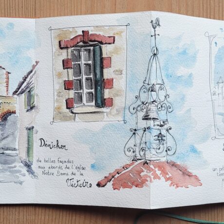 carnet Thuir église