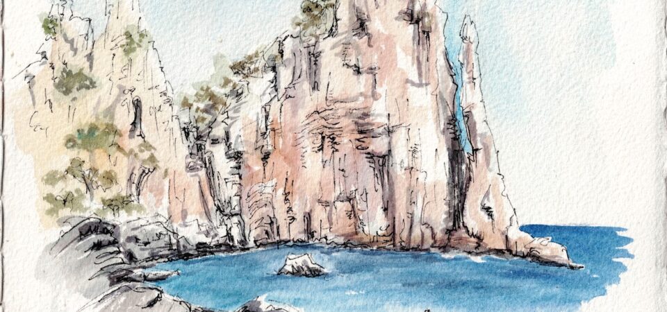 aquarelle Sardaigne