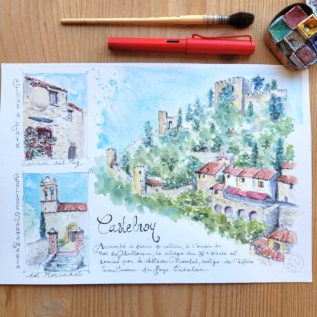 aquarelle Castelnou