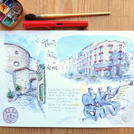 aquarelle Thuir