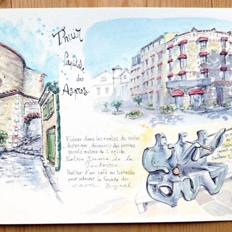aquarelle Thuir
