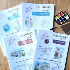 coloriages aquarelle