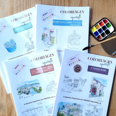 coloriages aquarelle